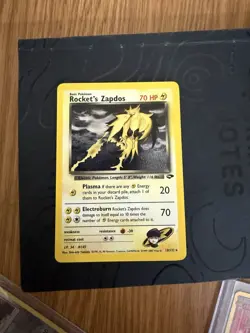 Pokemon Rocket's Zapdos Gym Challenge Holo Rare Card English Unlimited - Image 1