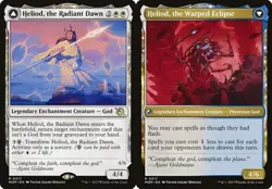 Heliod, the Radiant Dawn // Heliod, the Warped Eclipse - Foil MOM LP MTG - Image 1