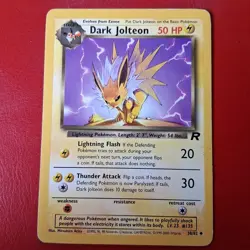 Dark Jolteon 38/82 Team Rocket Regular Wotc Pokemon Card - Image 1