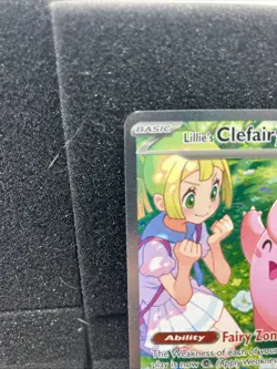 Lillie’s Clefairy EX 184/159 Special Full Art Holo Pokemon Card NM - Image 2