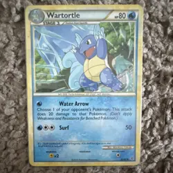Pokemon 2010 Squirtle Wartortle HS Unleashed Card Lot - 2 Cards - Image 5