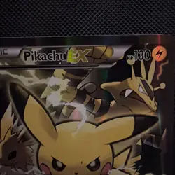 Pikachu EX Full Art Promo Holo Pokemon Card XY124 XY( TRYING TO SELL ASAP) - Image 3