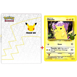 First Partner 25th Celebrations Jumbo Card Collector's Binder + Pikachu Exclusiv - Image 1