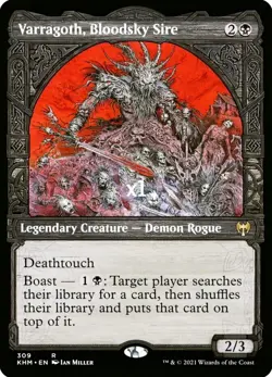 X 1 Varragoth, Bloodsky Sire Showcase NM-M KHM 309 MTG Magic The Gathering - Image 1