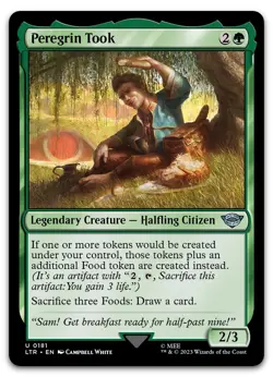 Peregrin Took #181 (NM) Lord of the Rings LTR Magic MTG - Image 1