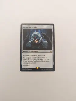 Champion's Helm Commander: Final Fantasy Regular NM MTG - Image 1