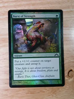 MTG Burst of Strength Foil Gatecrash LP - Image 1