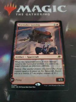 Mtg. 2x Warmaker Gunship. Edge of Eternities. Pack Fresh - Image 1