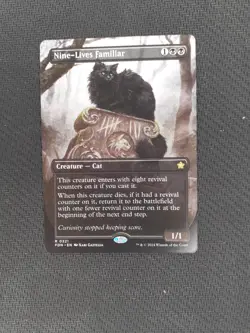 MTG Nine-Lives Familiar Borderless Foundations - Image 1