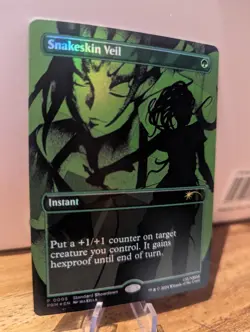 MTG Magic The Gathering Standard Showdown Borderless Promo Foil 5 Snakeskin Veil - Image 2