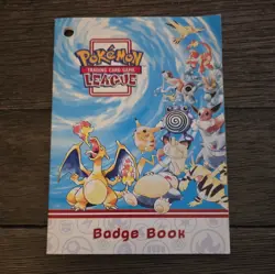 Vintage 1999 Pokemon Trading Card Game League Badge Book - Image 1