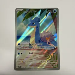 Pokemon TCG Misty's Lapras Destined Rivals 194/182 Illustration Rare NM - Image 1