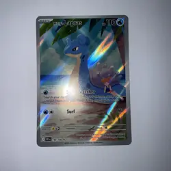 Pokemon TCG Misty's Lapras Destined Rivals 194/182 Illustration Rare NM - Image 2