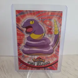 #23 Ekans Pokemon - TV Animation Edition - Topps Blue Logo - Excellent - Image 1