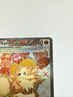 Arcanine ex Pokemon Scarlet & Violet Base Set 224/198 Near Mint - Image 4