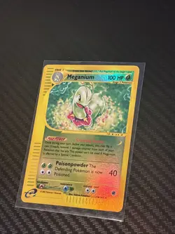 Pokemon TCG Meganium Reverse Holo Card 054/165 Expedition Base Set NM/M - Image 1