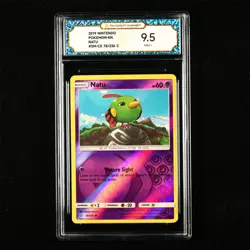 TQG 9.5 MINT+ 2019 Pokemon ENG Natu 78/236 C - Image 1