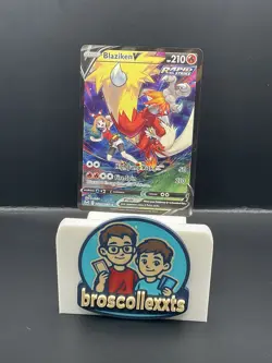 Pokemon TCG Blaziken V TG14/TG30 Silver Tempest Trainer Gallery Holo - Image 1