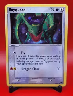 Rayquaza 3/17 - Pokemon - Holo Rare - Pop Series 1 - Lightly Played (LP) - Image 2