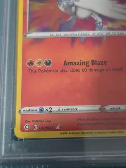 2021 Pokemon SWSH Reshiram #017 Shining Fates PSA 10 - Image 4