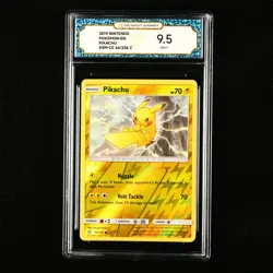 TQG 9.5 MINT+ 2019 Pokemon ENG Pikachu 66/236 C - Image 1