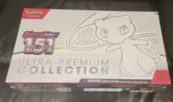 Pokemon TCG Scarlet & Violet 151 Ultra Premium Mew Collection Box Sealed - Image 1