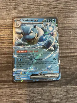 Pokemon Blastoise ex 330 HP Double Rare Holo Sv: Scarlet & Violet 151 009/165 - Image 2