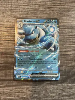 Pokemon Blastoise ex 330 HP Double Rare Holo Sv: Scarlet & Violet 151 009/165 - Image 3