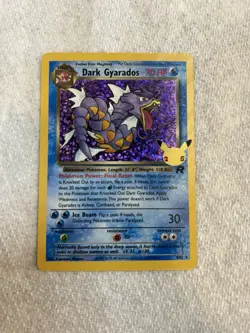 Pokemon Dark Gyarados Promo Holo Celebrations Classic Collection 70 HP 8/82 - Image 2