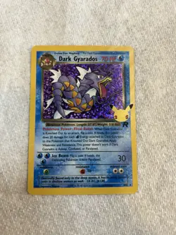 Pokemon Dark Gyarados Promo Holo Celebrations Classic Collection 70 HP 8/82 - Image 3