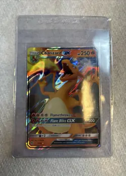 Pokemon Charizard GX Ultra Rare Holo Hidden Fates 250 HP 9/68 - Image 1