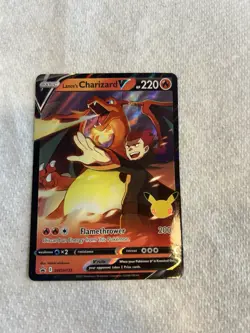 Pokemon Charizard V Promo Holo SWSH050 Sword & Shield 220 HP Fire Spin - Image 2