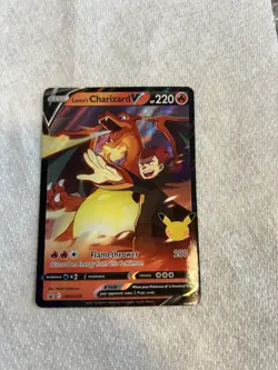Pokemon Charizard V Promo Holo SWSH050 Sword & Shield 220 HP Fire Spin - Image 4