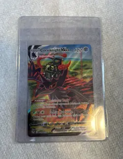 Pokemon Corviknight VMAX Ultra Rare Holo Silver Tempest 320 HP TG19/TG30 - Image 1