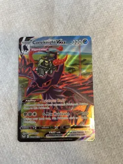 Pokemon Corviknight VMAX Ultra Rare Holo Silver Tempest 320 HP TG19/TG30 - Image 2