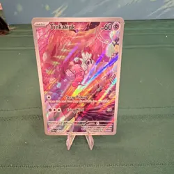 Pokemon Tinkatink Illustration Rare Holo SV: Paldean Fates SV2 216/193 60 HP - Image 1
