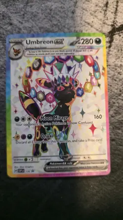 Pokemon Umbreon EX SVP 176 Premium Figure Collection Black Star Promo - Image 1