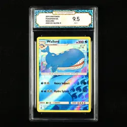 TQG 9.5 MINT+ 2019 Pokemon ENG Wailord 46/236 R - Image 1