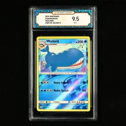 TQG 9.5 MINT+ 2019 Pokemon ENG Wailord 46/236 R - Image 2