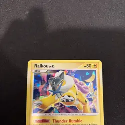 Raikou 16/132 Holo Rare Secret Wonders Pokemon Holo Lightly Played - Image 4