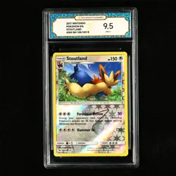 TQG 9.5 MINT+ 2017 Pokemon ENG Stoutland 105/149 R - Image 2
