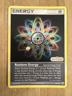 Pokemon TCG - Rainbow Energy 81/92 Stamped Ex Legend Maker (2006) LP - Image 1