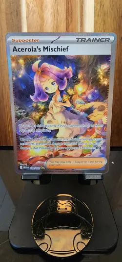 Pokemon TCG | Acerola's Mischief (183/190) Mega Evolution LP HOLO - Image 1