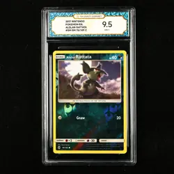 TQG 9.5 MINT+ 2017 Pokemon ENG Alolan Rattata 76/149 C - Image 1