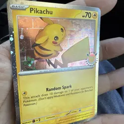 Pokemon Pikachu 051/162 TEF Promo Stamped Holo Basic 70HP - Image 2