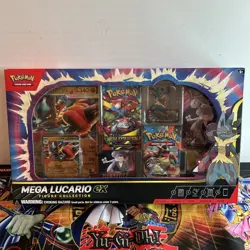 Pokemon TCG Mega Lucario Ex Premium Figure Collection - Brand New And Sealed! - Image 1