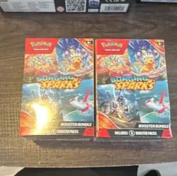 Pokemon Scarlet & Violet Surging Sparks Booster Bundle Box Pikachu English - Image 1