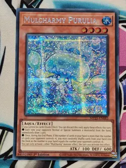 YUGIOH MP25-EN085 MULCHARMY PURULIA PRISMATIC SECRET RARE 1ST EDITION - Image 1
