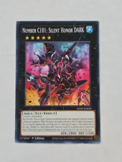 Yugioh! LP Number C101: Silent Honor DARK - LED9-EN010 - Common - 1st Edition LP - Image 1