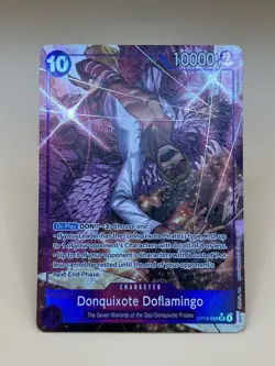 One Piece ~ Donquixote Doflamingo OP14-069 SR Alt Art ~ Azure Sea's Seven : NM - Image 1